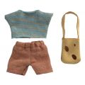 Clothes and Bag, Little Brother Mouse(11cm)