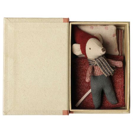 Christmas mouse, Baby in book (11cm)