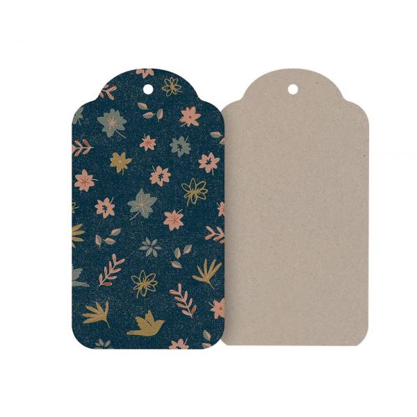 Etiquetas para regalos Bosque Azul - 12u