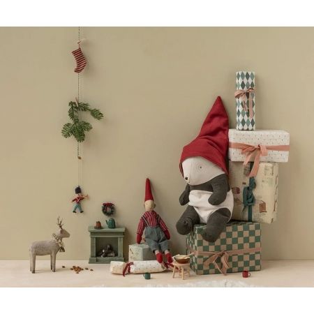 Christmas mouse, Baby in book (11cm)