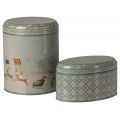 Metal box set - Santa is coming - 2 pcs