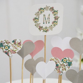 Topcake corazones (pack 10 u.) 2