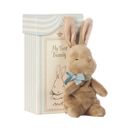 My First bunny in box blue