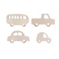 Coche deco madera