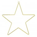 Ornament gold metal star
