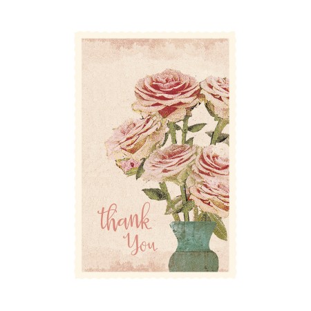 Flower, Thank You, Small single card